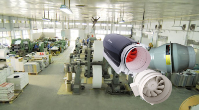 Nơi hay lắp đặt quạt đồng truc
