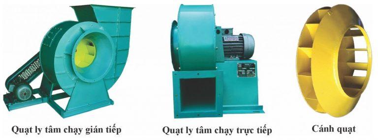 Quạt ly tâm cao áp chuyển động gián tiếp