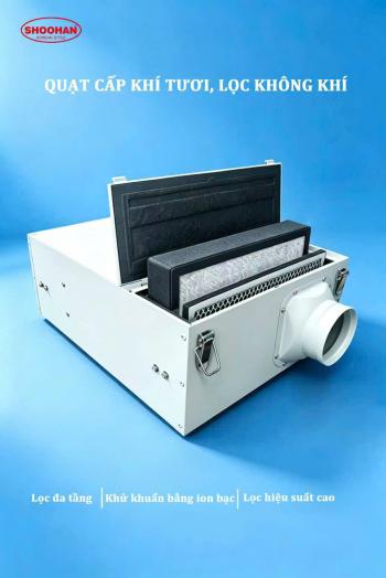 Quạt cấp khí tươi và lọc bụi DGT20-77
